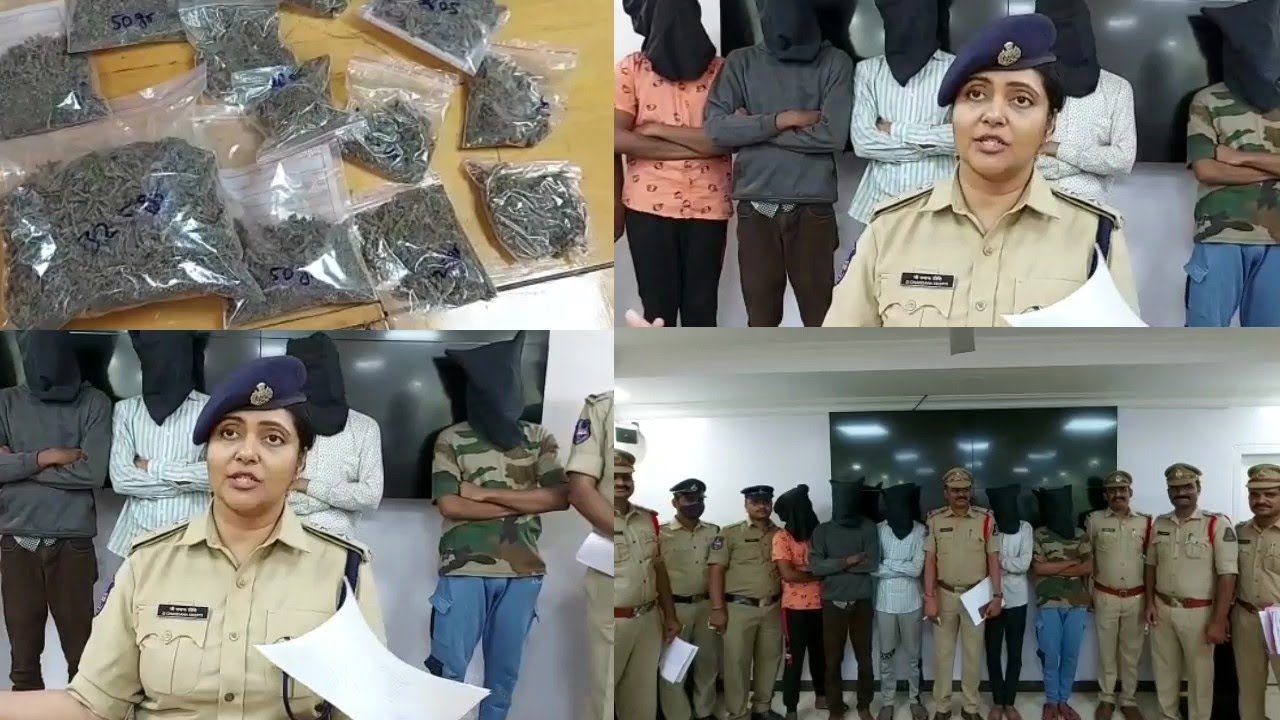Northzone Dcp Ganja case press conference 5 persons Arrest..