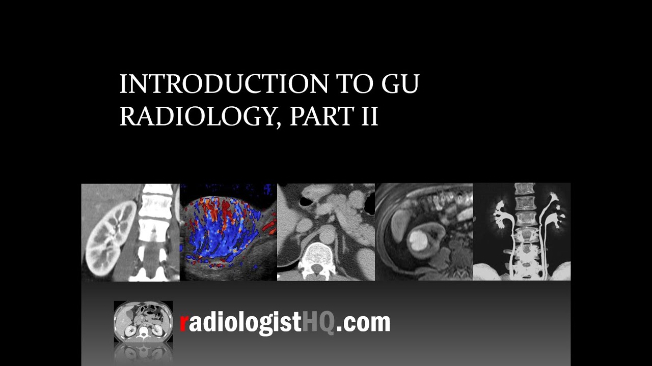 Introduction to Genitourinary Radiology, Part II