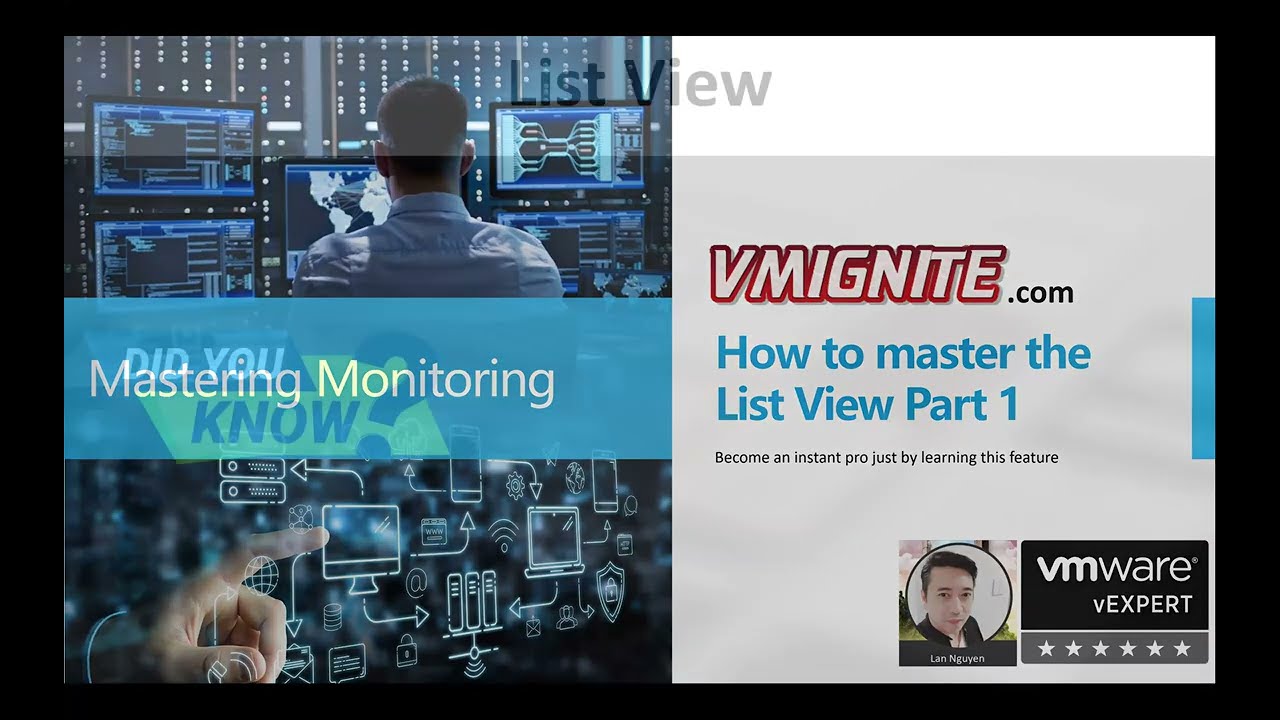vRealize Operations Manager | How to create a dashboard using a List View
