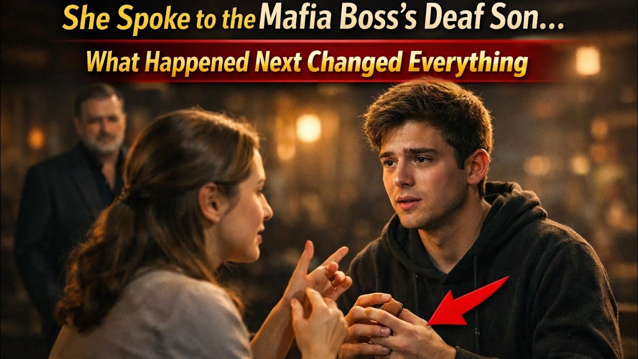 She Spoke to the Mafia Boss’s Deaf Son — What Happened Next Changed Everything