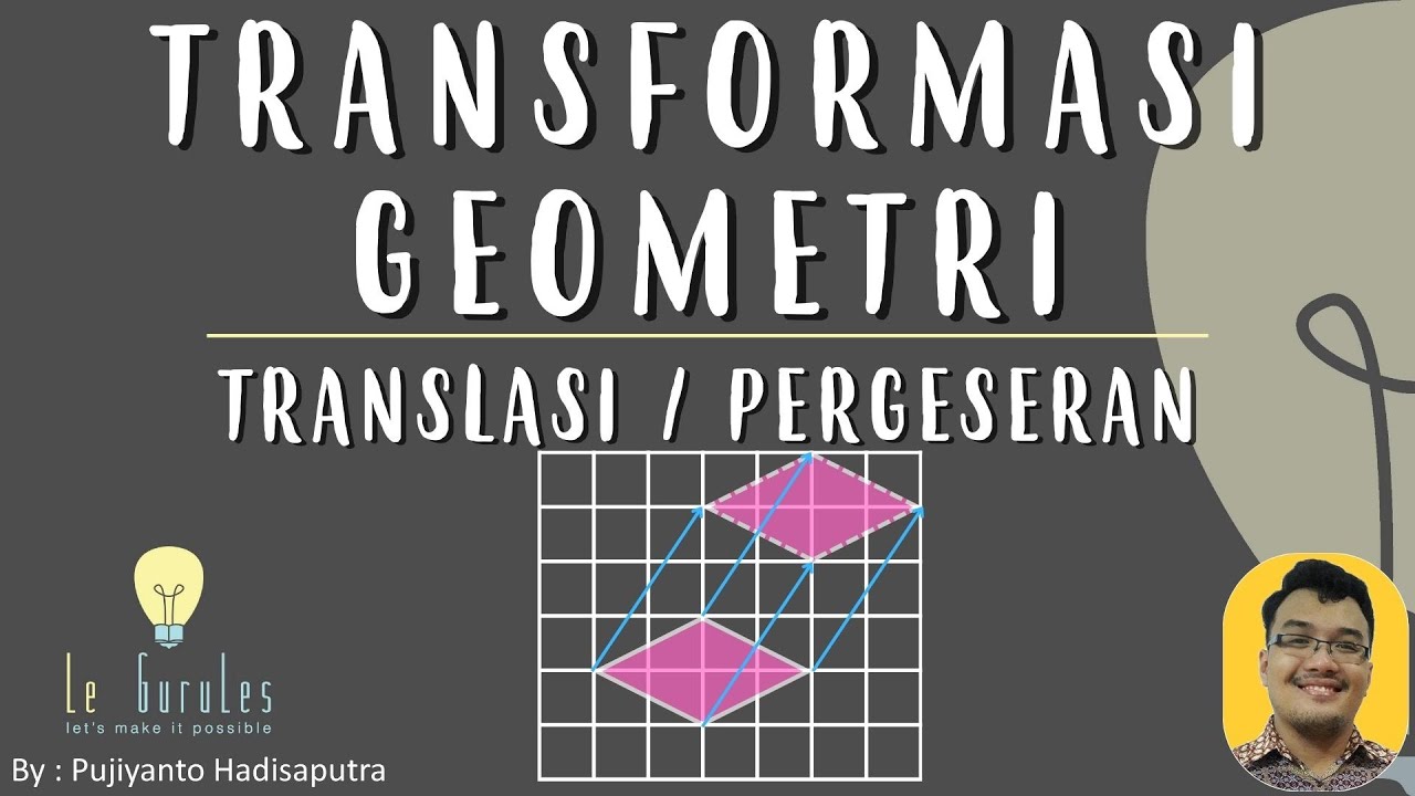 Transformasi (1) - Translasi, Pergeseran, Rumus Translasi, Soal Translasi - Matematika SMP