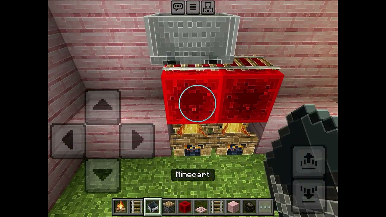 Make a kitchen in my cherry blossom house #minecraft 