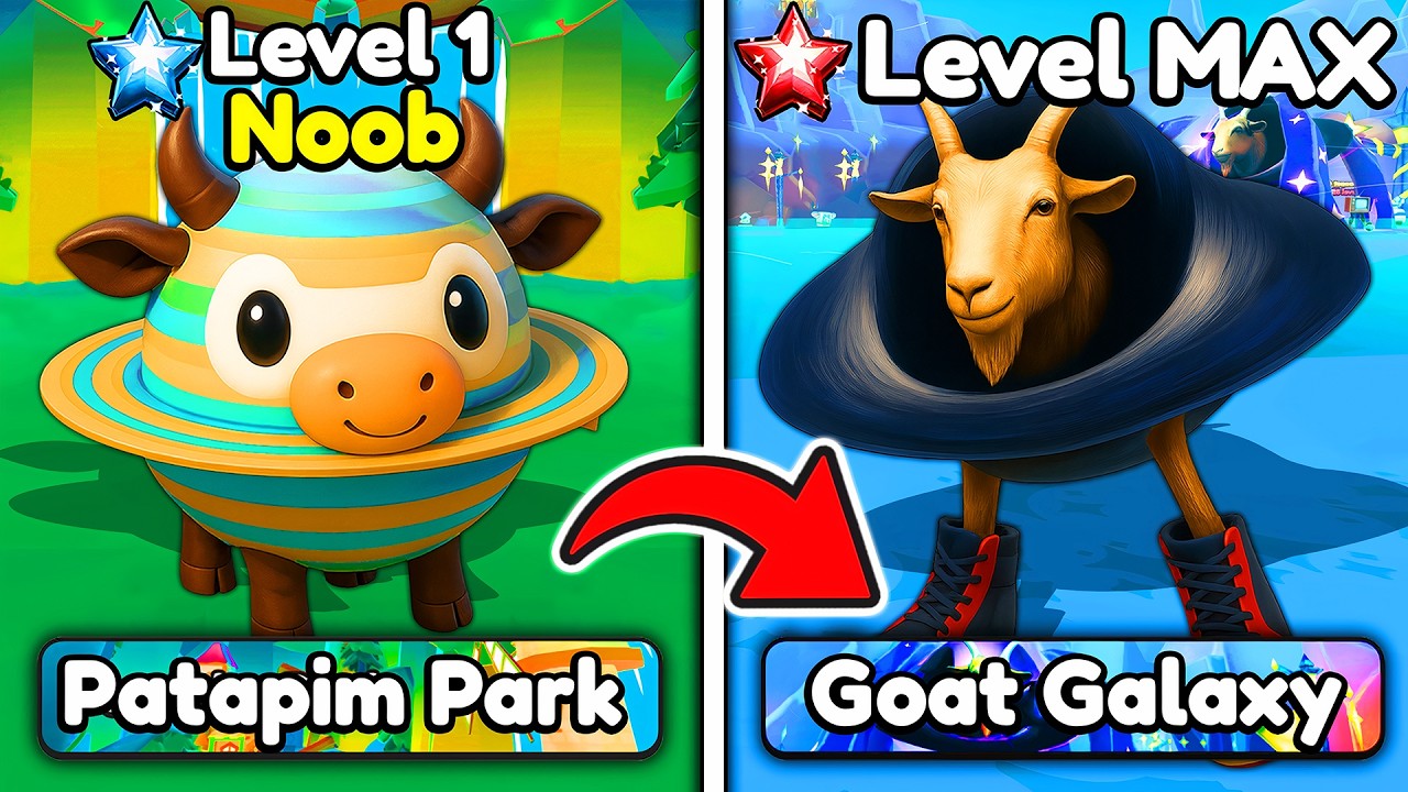 NOOB to MAX WORLD Goat Galaxy in Brainrot Evolution!