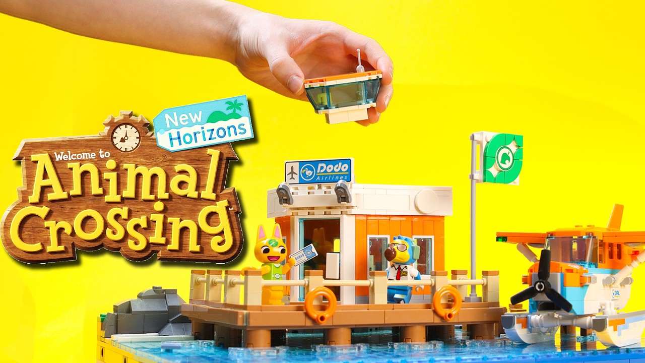 Building a PERFECT Dodo Airlines | Custom LEGO Animal Crossing Island
