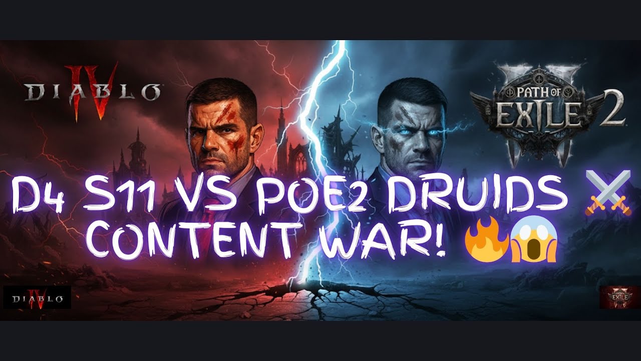 POE 2: Last of the Druids vs Diablo 4 Season 11 ⚔️ ARPG Showdown!