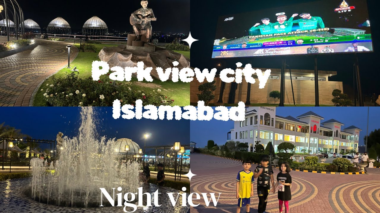 Park view city Islamabad night view
