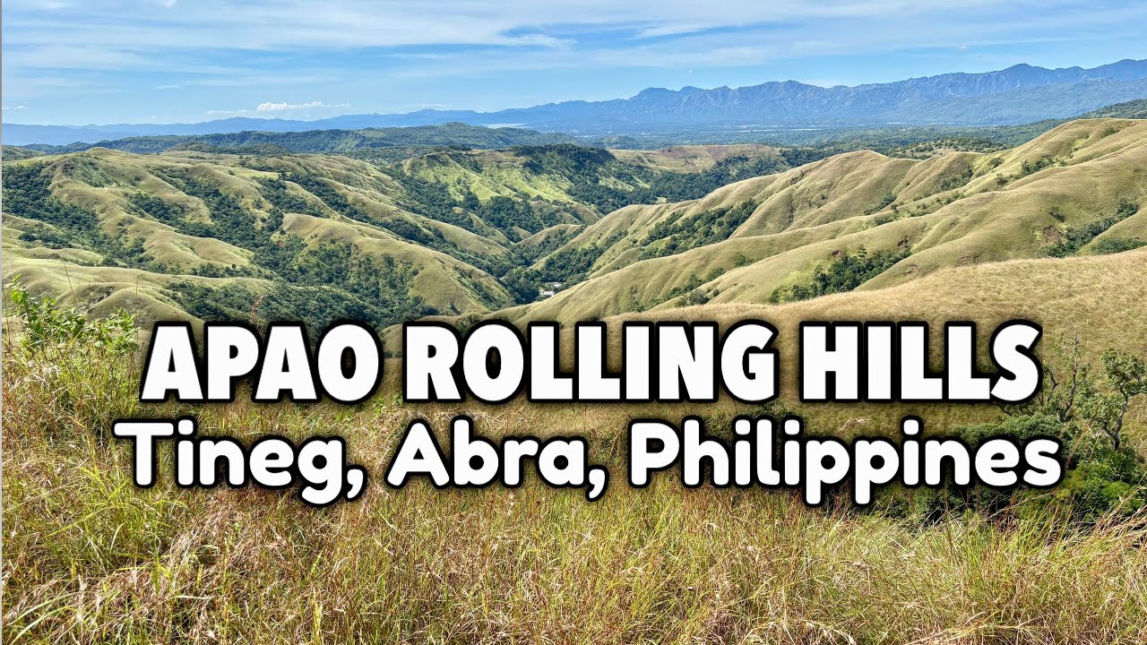 VLOG Apao Rolling Hills, Тинег, Абра, Филиппины, 2025 (живописные холмы, смотровая площадка, церк...