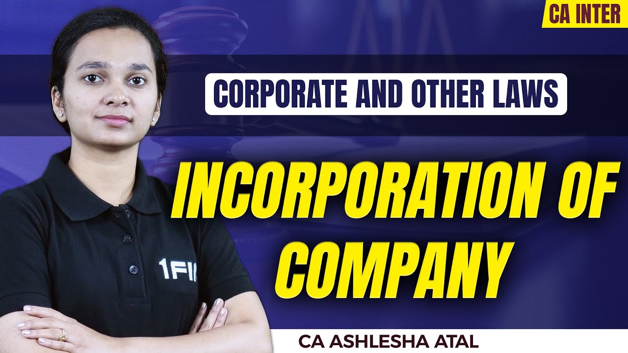 CA Inter | Корпоративное и другое право | Демо | Регистрация компании | CA Ashlesha Atal