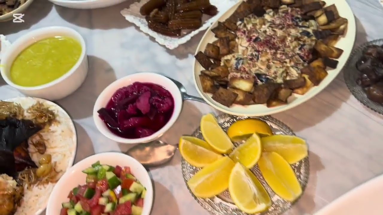 اول عزيمةبشهر برمضان المبارك بيت اخوية 😍🫜حيرت الفطور وشنو اسوي 🍀😒مشاهدة ممتعه
