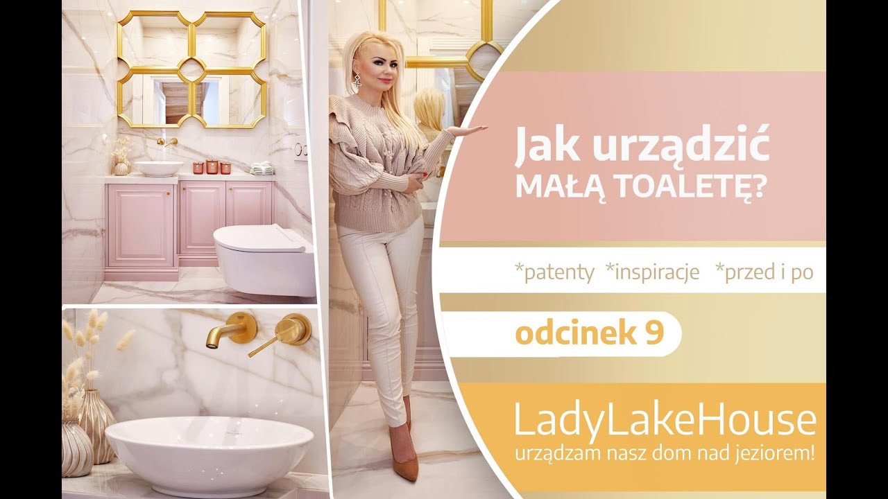 Jak urządzić małą łazienkę? | LadyLakeHouse odc.9