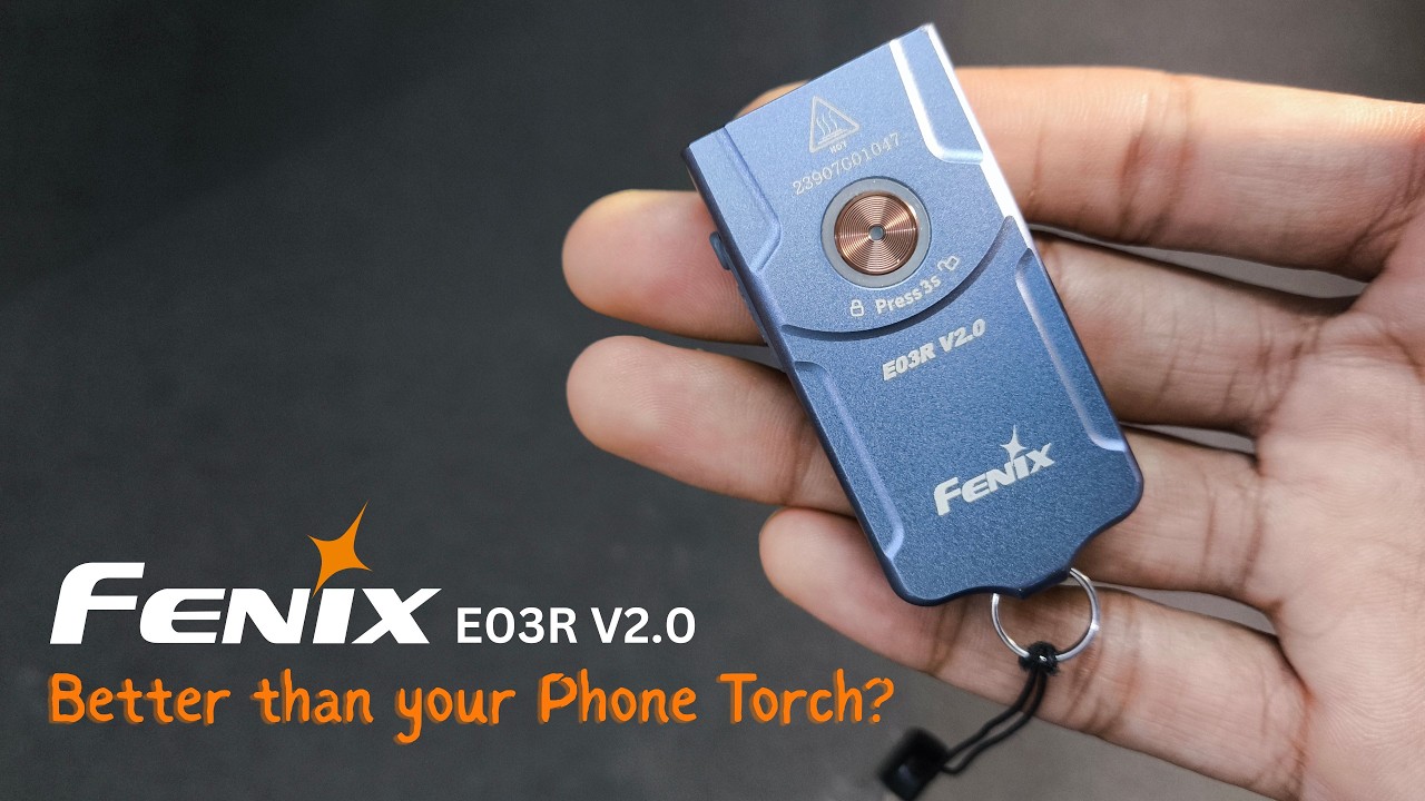 This small flashlight is actually useful | Fenix E03R V2.0