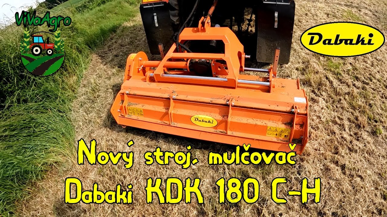 Zetor 7245+Nový stroj,Mulčovač Dabaki KDK 180 C H