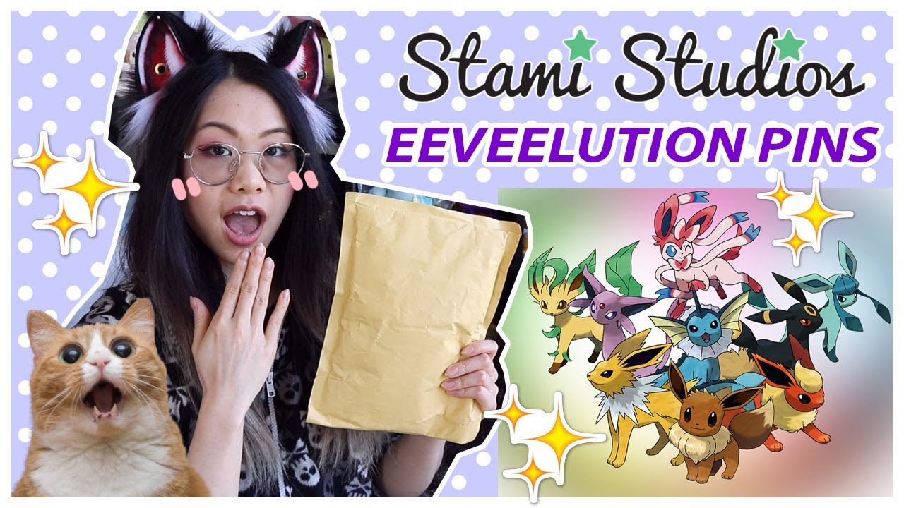 Andie Unboxes: Eeveelution Tamagotchi Pins | Stami Studios Kickstarter