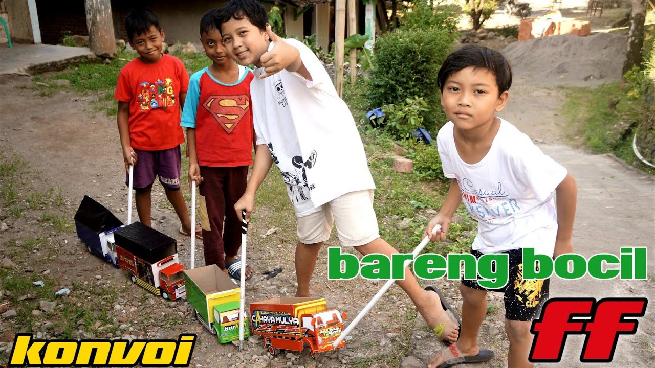 ditdim konvoi truk oleng bareng bocil ff