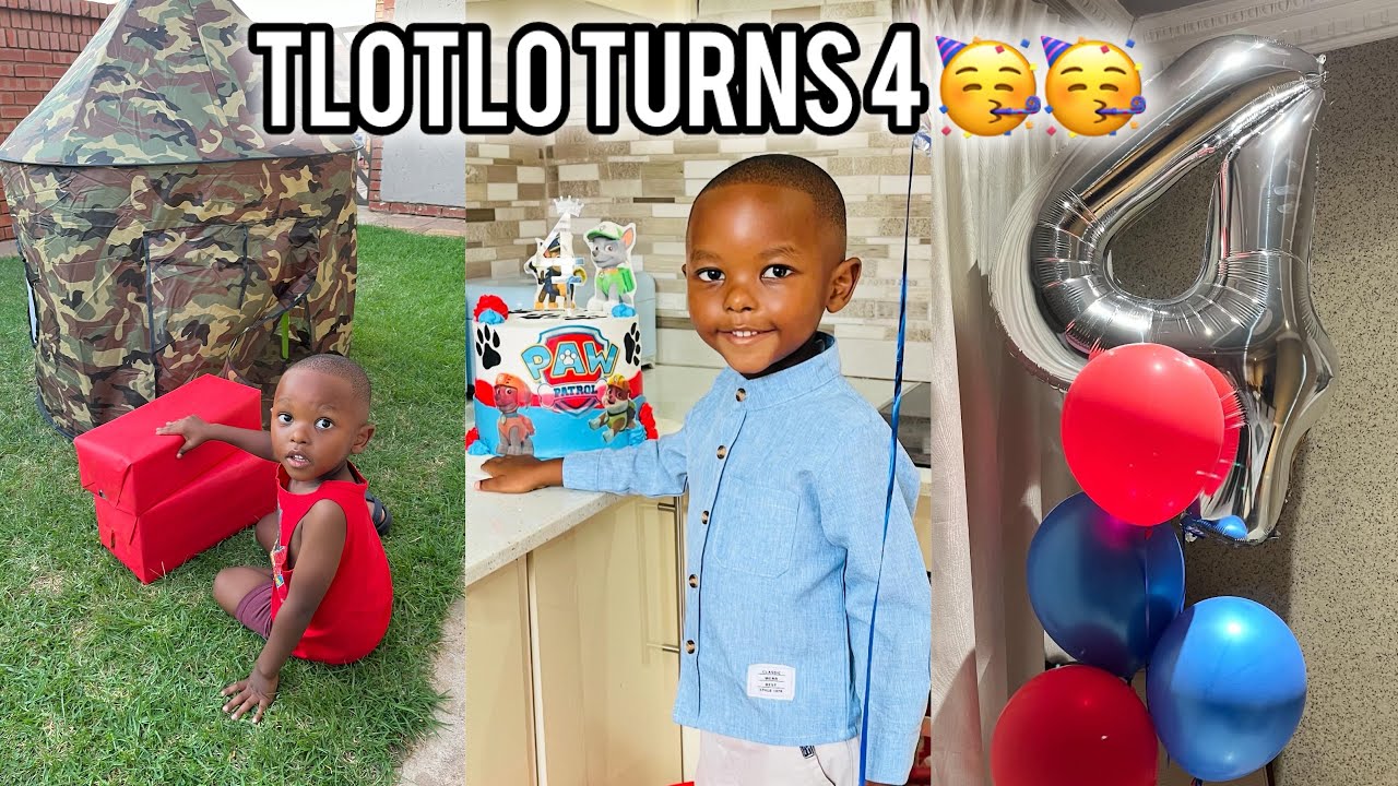VLOG: my son turned 4yrs |cake | party packs | presents | #vlog #southafricanyoutuber #weeklyvlog