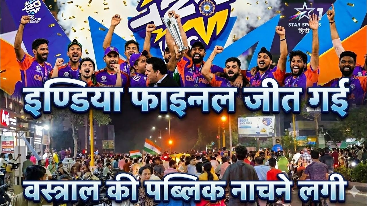 After winning the final 🇮🇳 kuch aese seen hote heee ! Vlog-135#CricketFever#winner #t20worldcup2026 