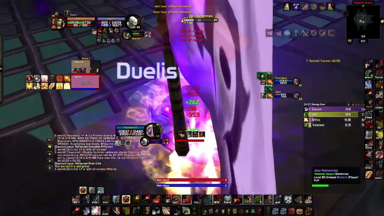 Arms Warrior/Holy Paladin  2v2 Arenas (2.3 MMR) WOTLK