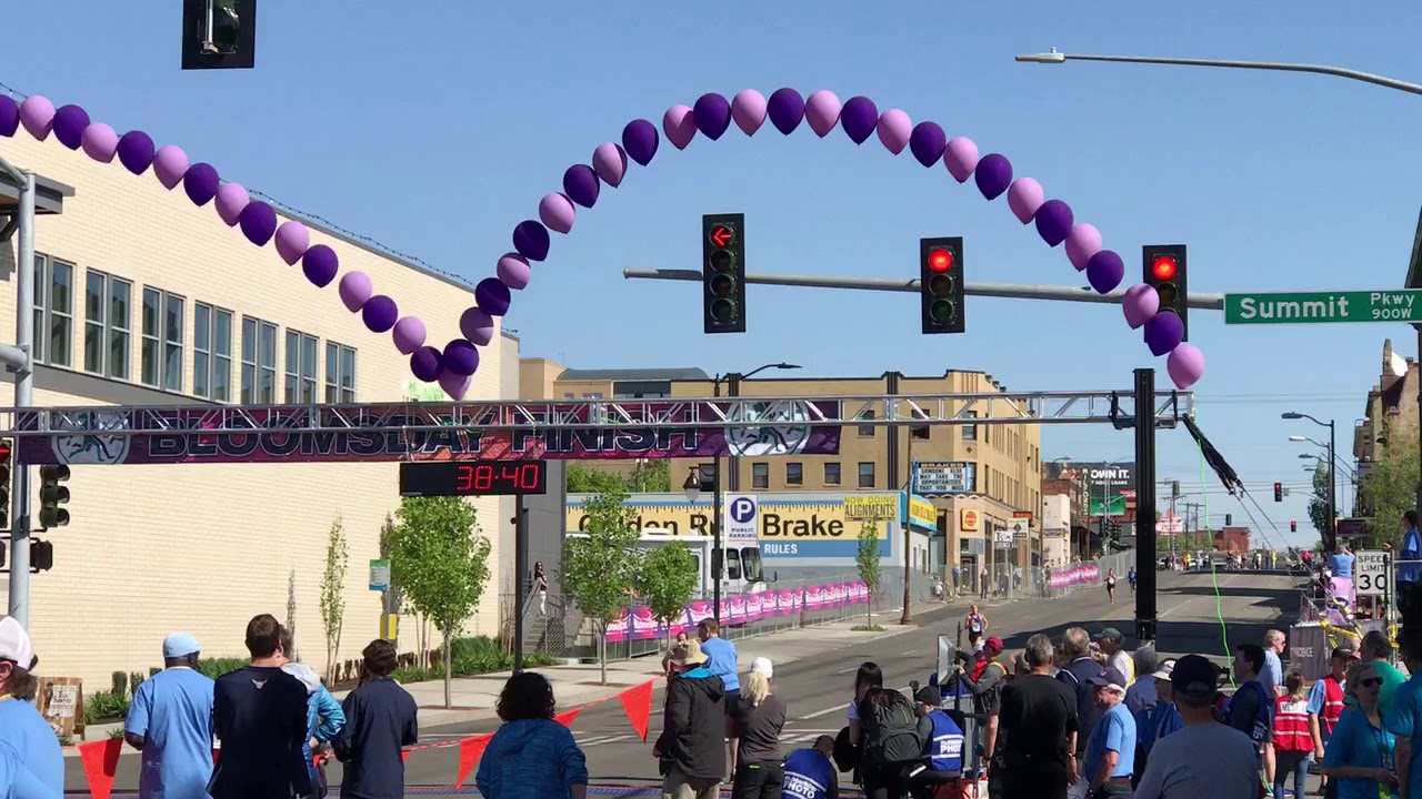 Bloomsday 2018 Spokane, WA *Finish Line* Andrew Griffin-Second Seed