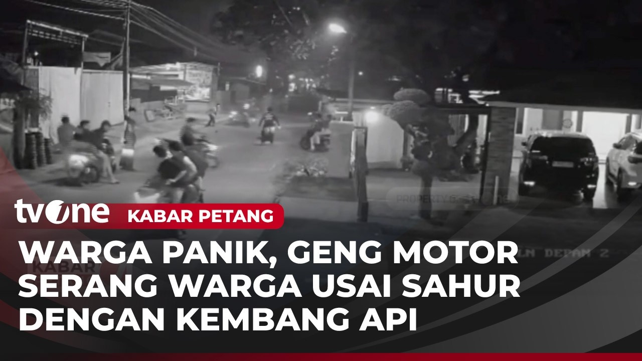 Meresahkan! Geng Motor di Tangerang Serang Warga dengan Kembang Api dan Sajam | Kabar Petang