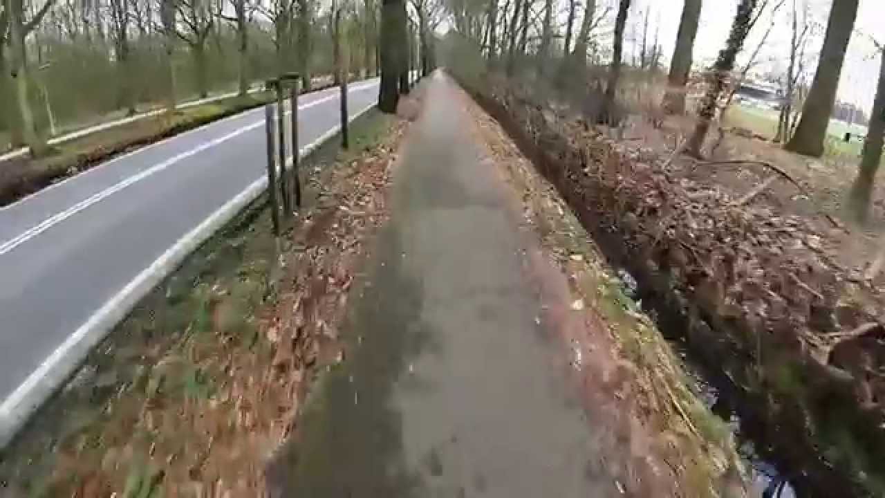 Nieuwe fiets testen!