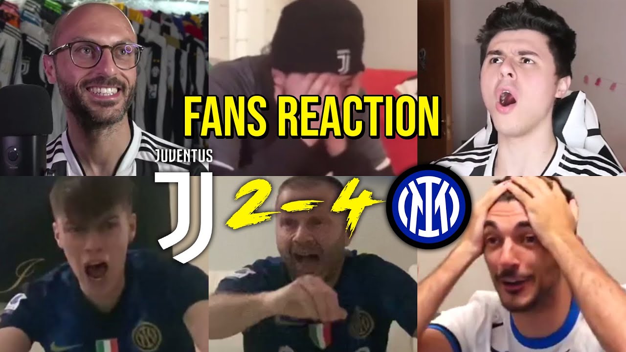 JUVE & INTER FANS REACTION TO JUVENTUS 2 - 4 INTER MILAN | FANS CHANNEL