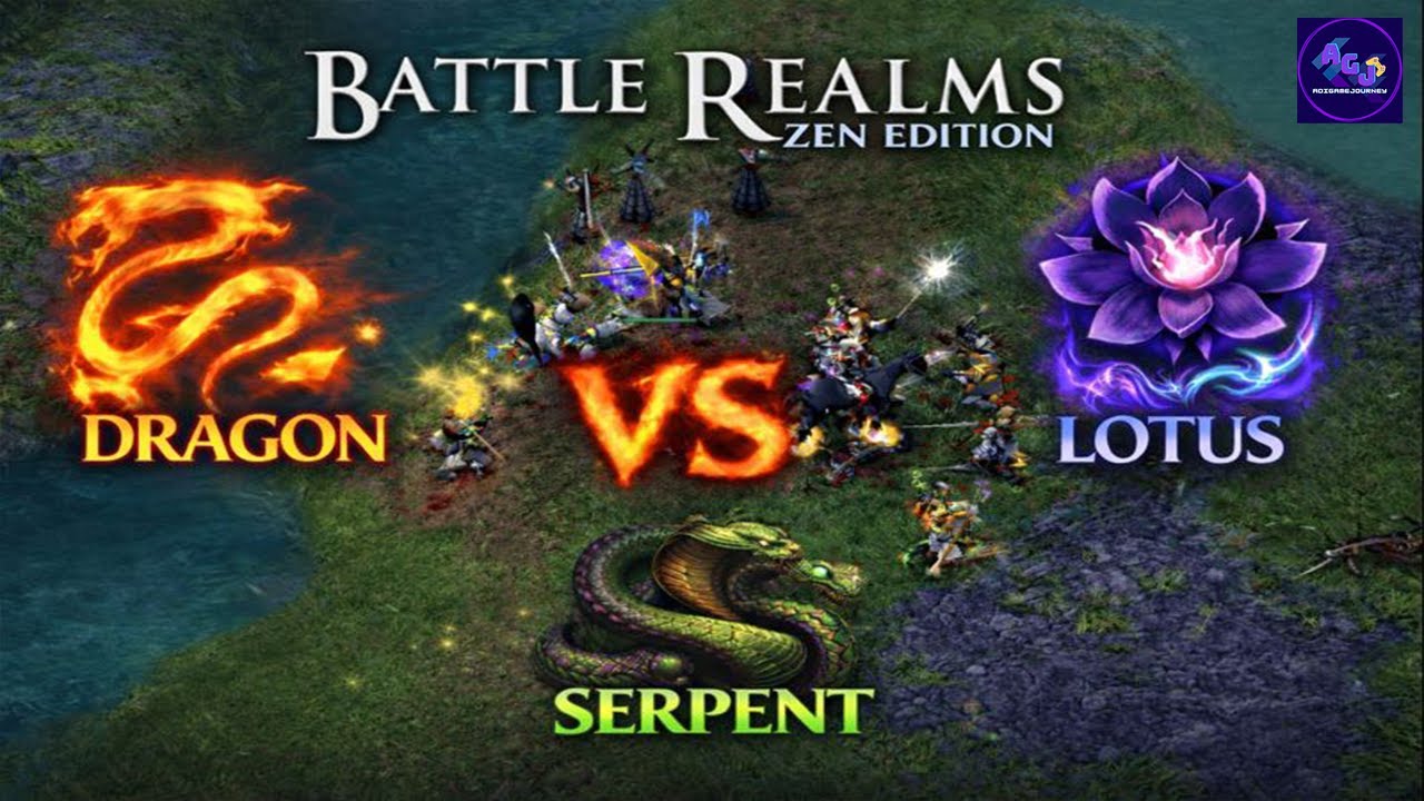 Great Battle 🔥3 Dragon vs Serpent vs Lotus - Battle Realm zen edition gameplay indonesia #02