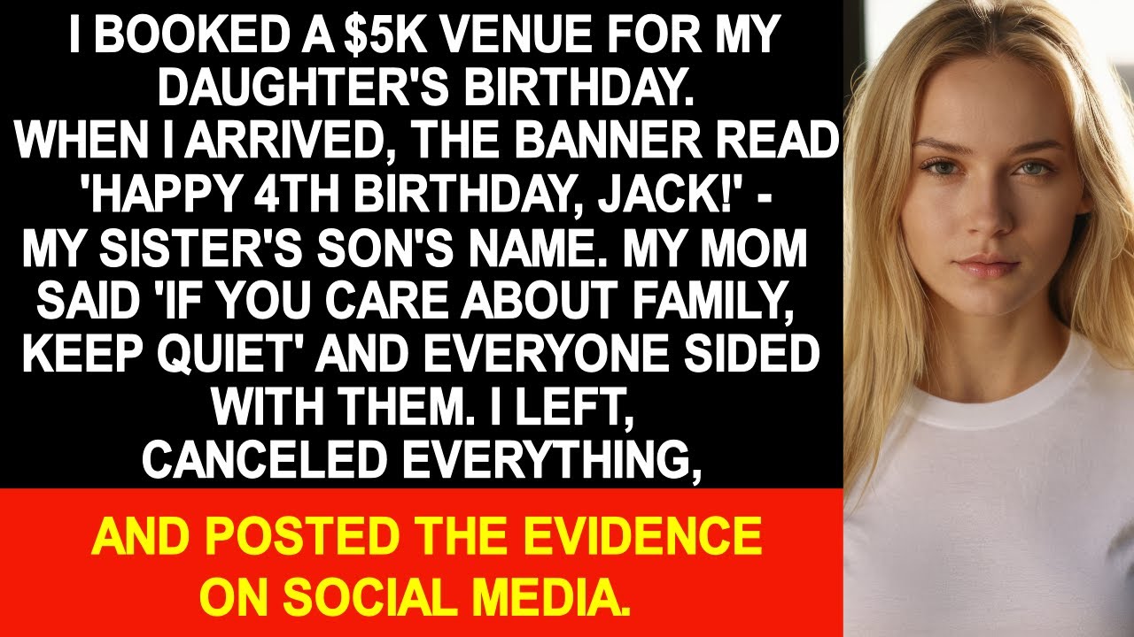 I Reserved A $5,000 Venue For My Daughter's Birthday, Something We Had Planned For The Whole Year