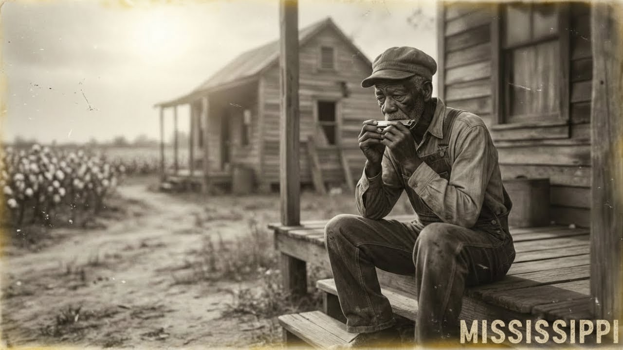 Old-Time Delta Shuffle Blues | Guitar & Blues Harp 1930s