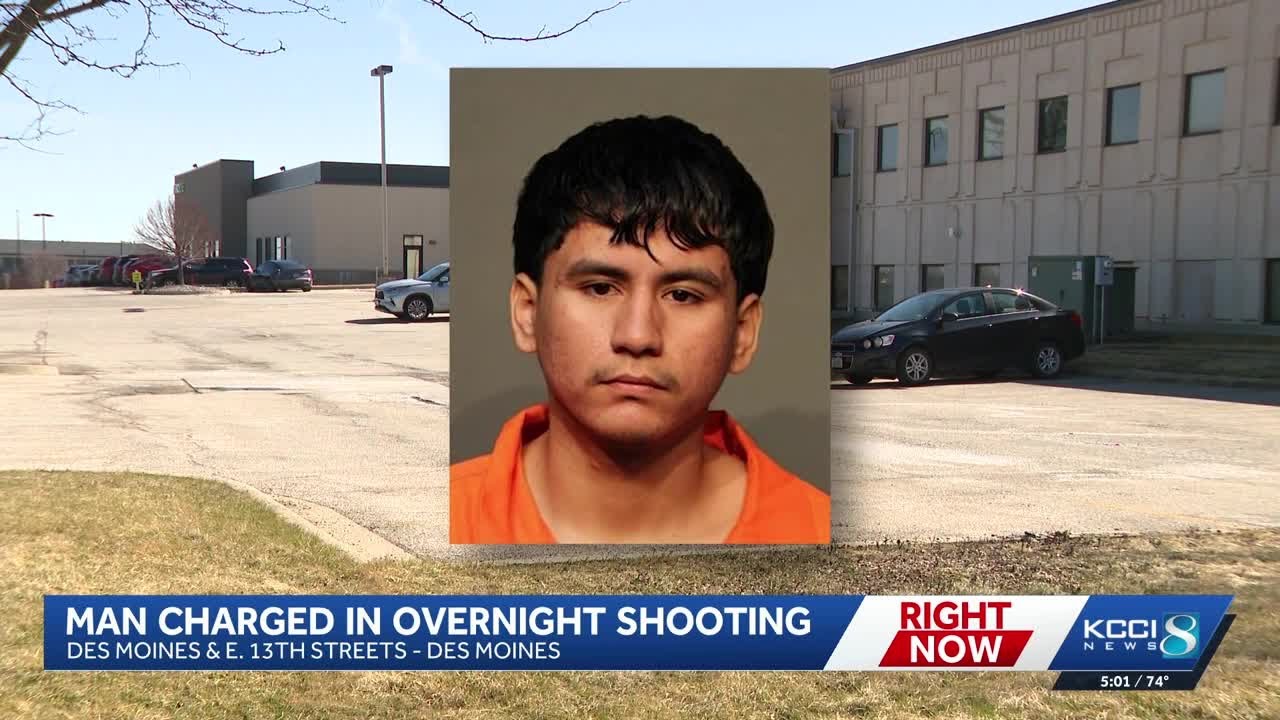 Des Moines police charge suspect with murder after overnight shooting