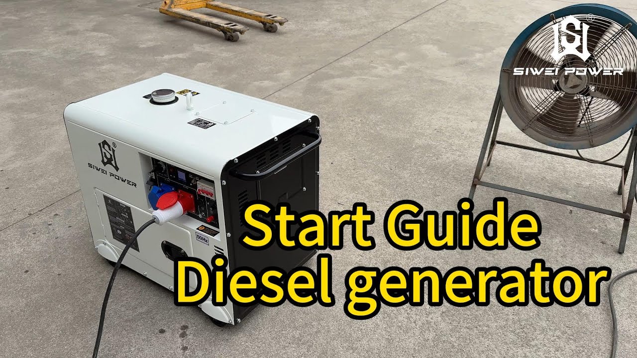 Silent diesel generator start guide