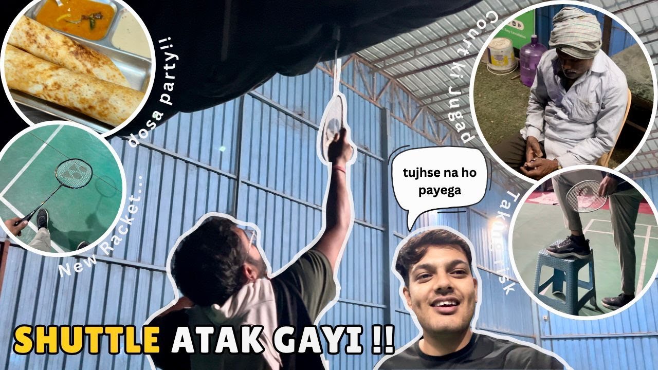 Shuttle Atak Gayi 😔| Badminton Vlog