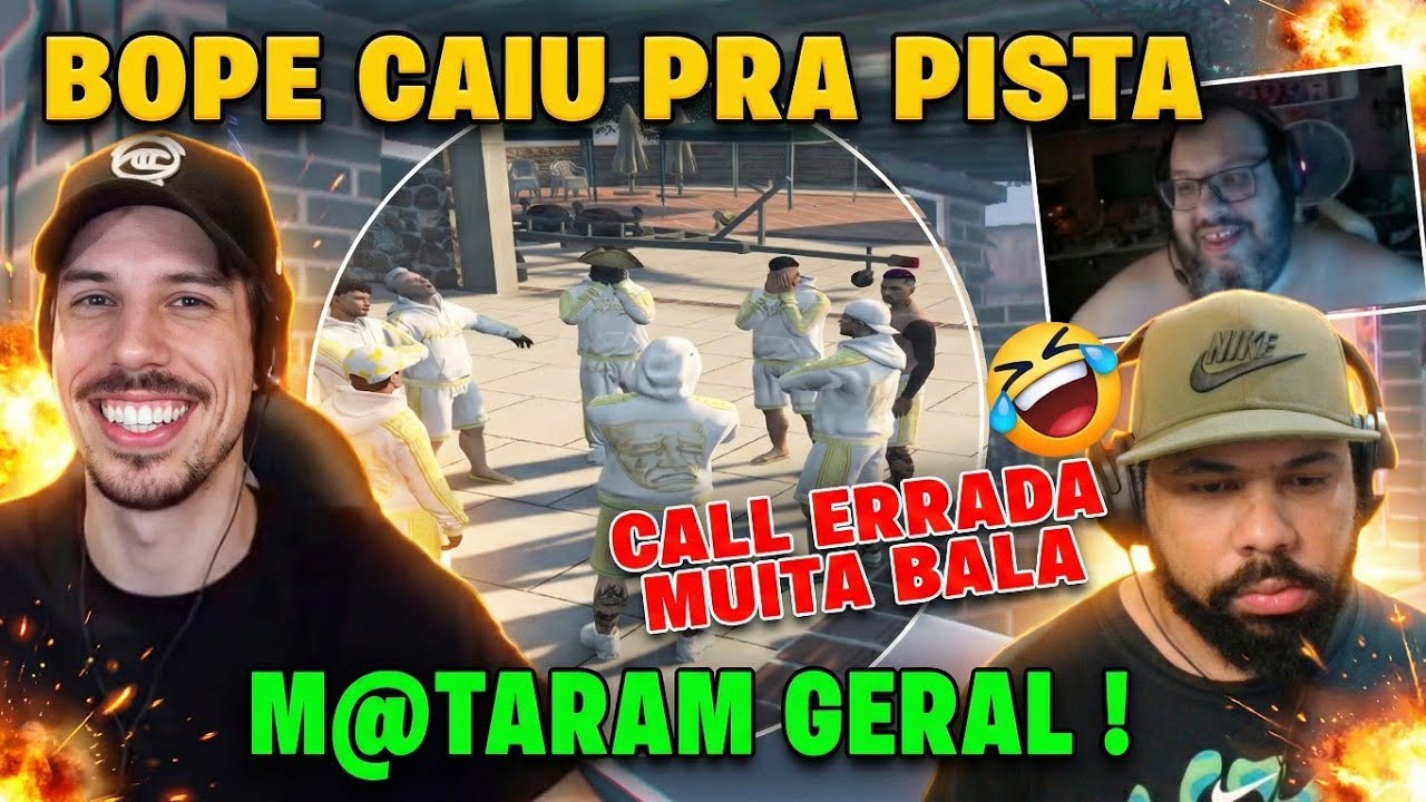 MUITA TRETA! 🚨 BOPE E BAGUAL FORAM AJUDAR O JACARÉ E VIROU CAOS! 😂 - GTA RP