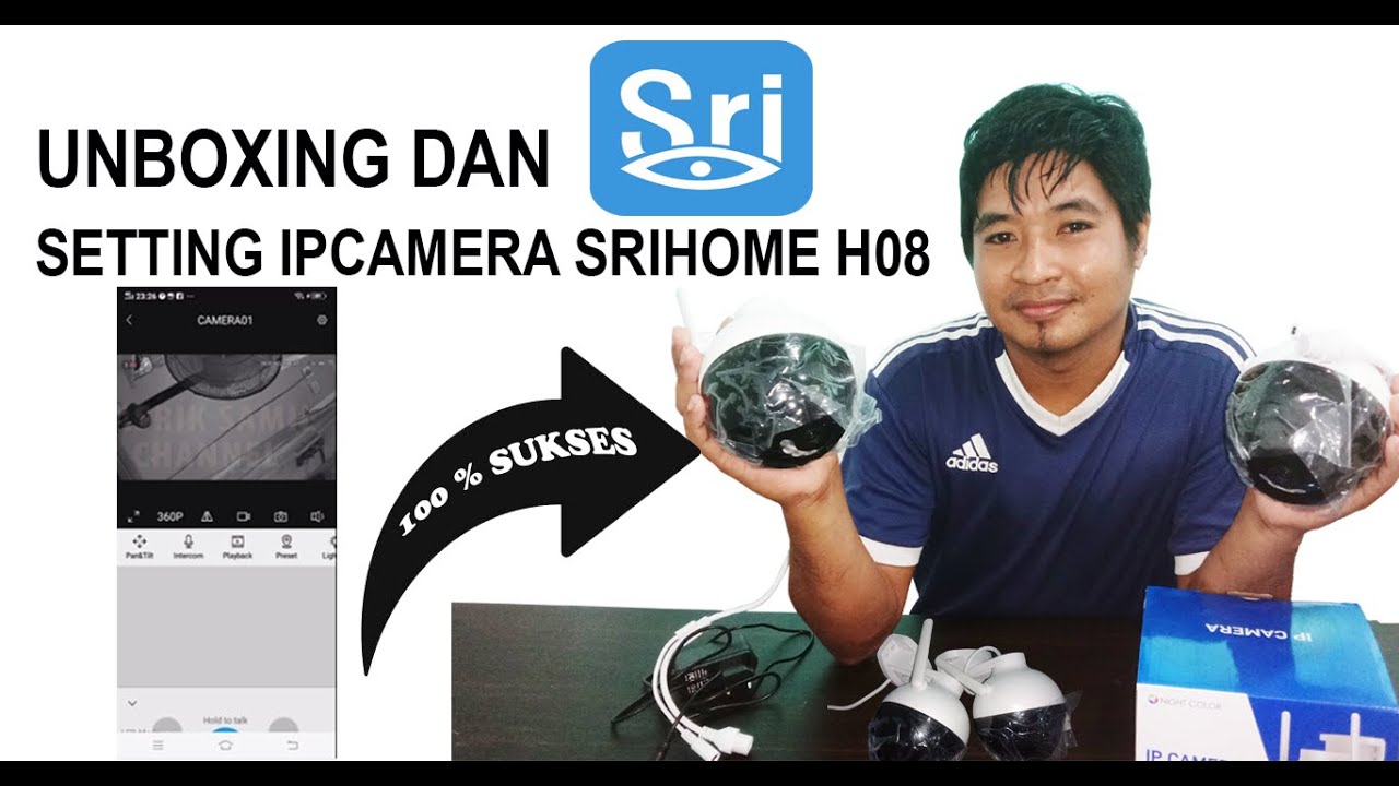UNBOXING DAN SETTING IPCAMERA SMART WIFI CCTV HO8 OUTDOOR | TAHUN 2024 #tutorialyoutube #tutorial