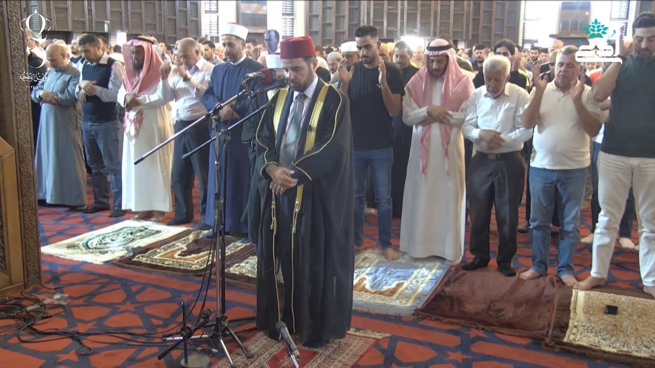 شعائر #صلاة_الجمعة من مسجد الملك المؤسس طيب الله ثراه في العاصمة #عمان 18-10-2024م.