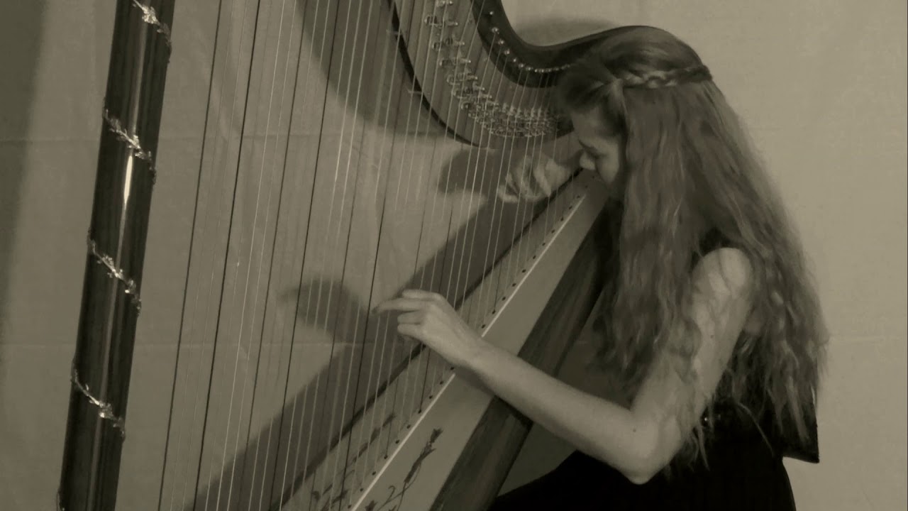 Comptine d'un autre été (Amélie)- Yann Tiersen [LARGE VERSION] - played on HARP by Michelle Sweegers