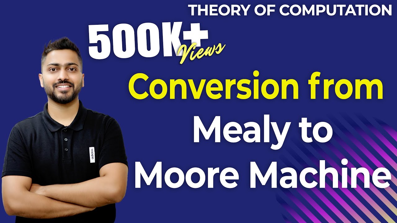 Lec-24: Mealy to Moore Conversion with Example in Hindi