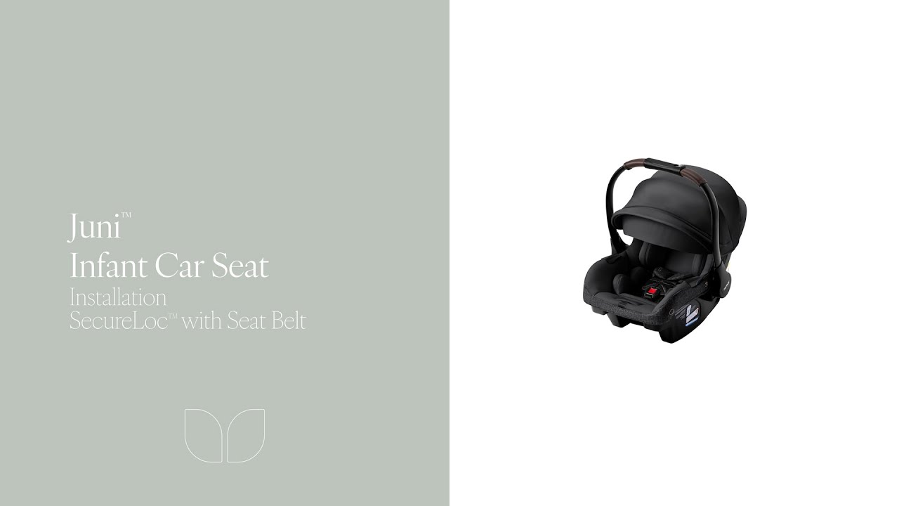 How to Install the Romer&reg; Juni&trade; Infant Car Seat with SecureLoc&trade; & the Seat Belt