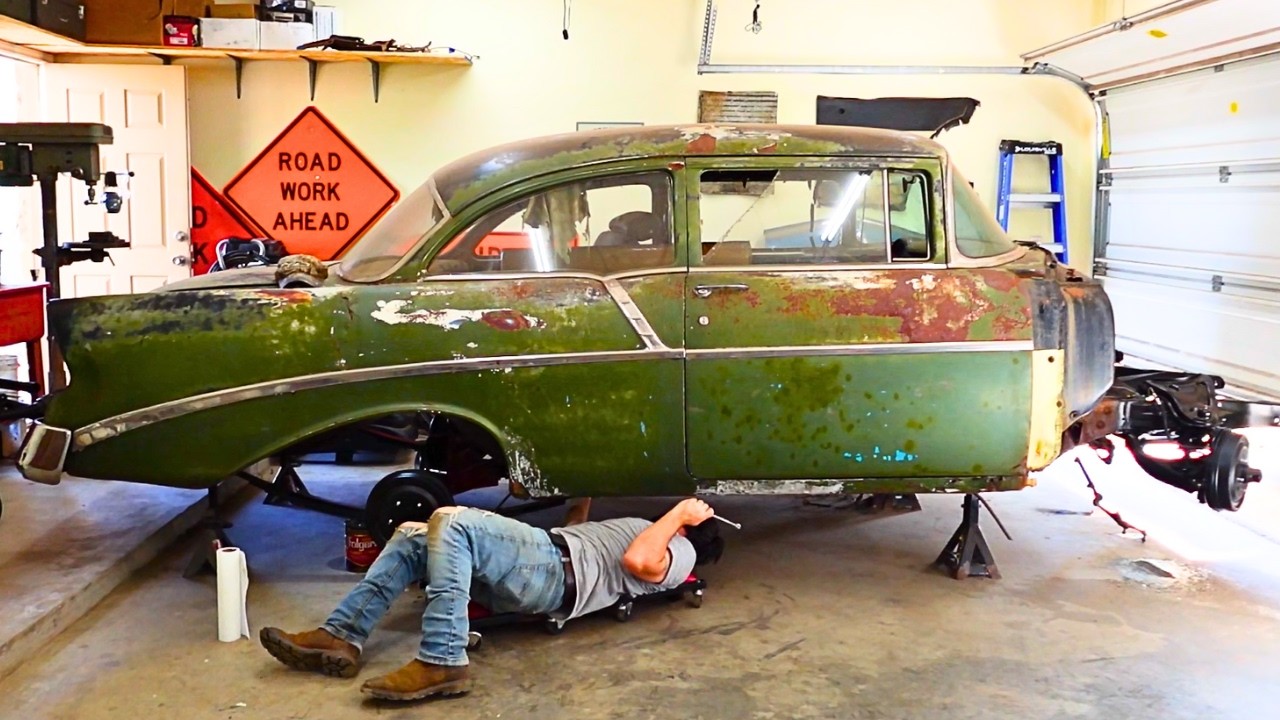 We're Gonna Knock This Out! Abandoned 1956 Chevy Build
