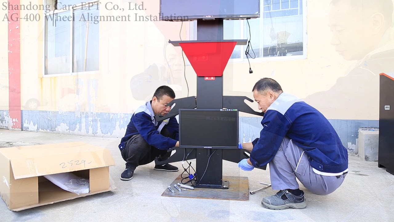 Install video - How to Install 3D Wheel Alignment AG-400