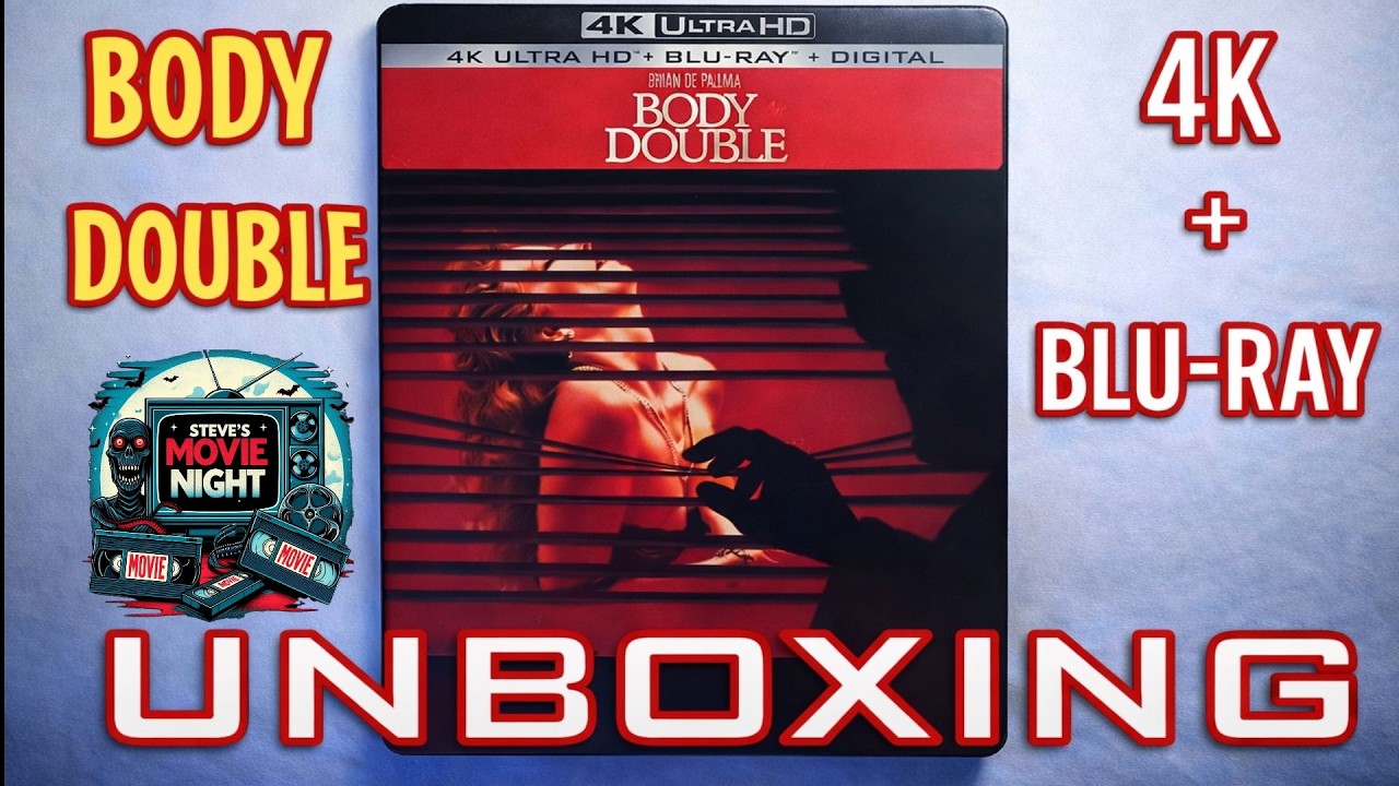 Body Double 4K Ultra SteelBook UNBOXING | Steve's Movie Night