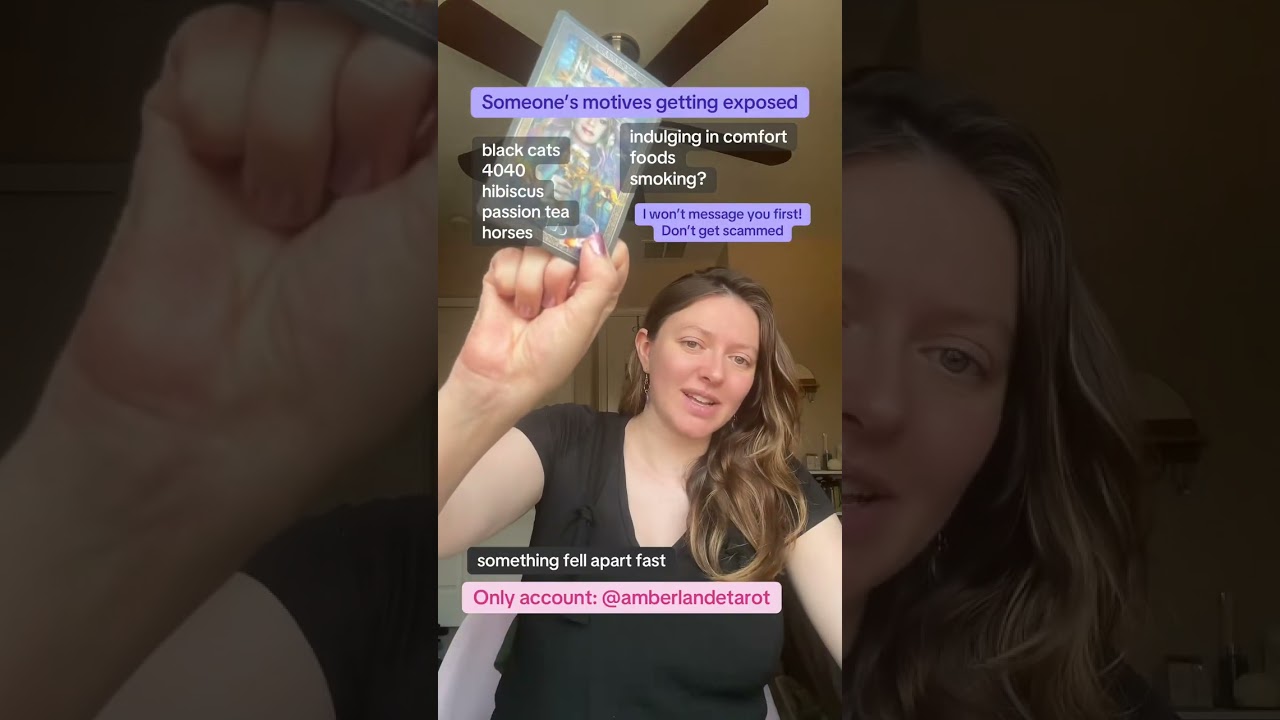 Someone's motives getting exposed - Amber Lande Tarot
