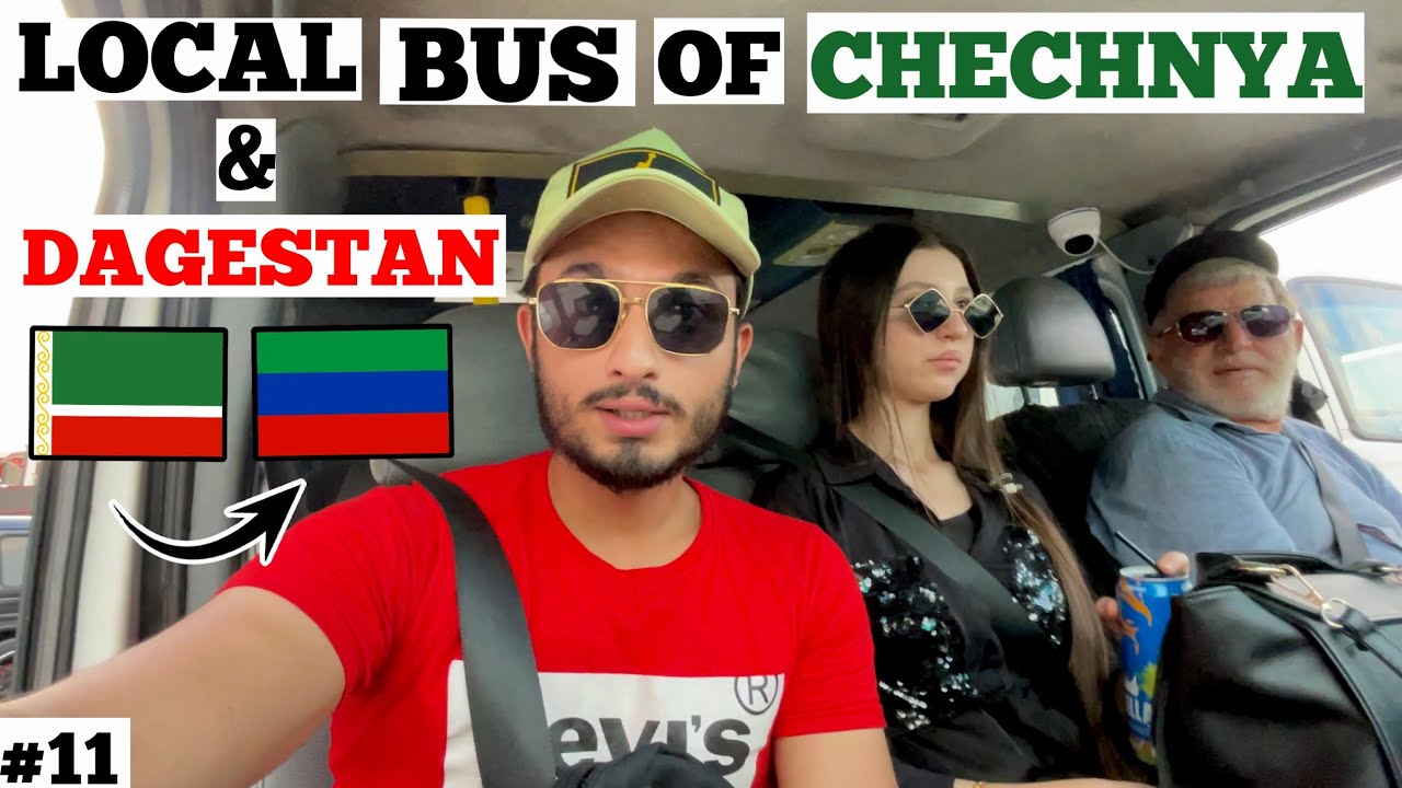 Chechnya to Dagestan Crazy Bus Journey 😳🇷🇺