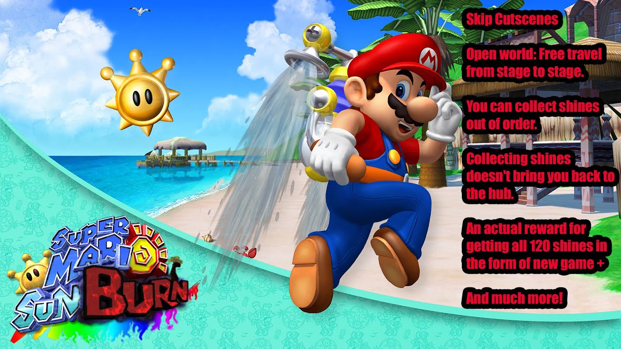 Как играть в Super Mario Sunburn на ПК и Steam Deck