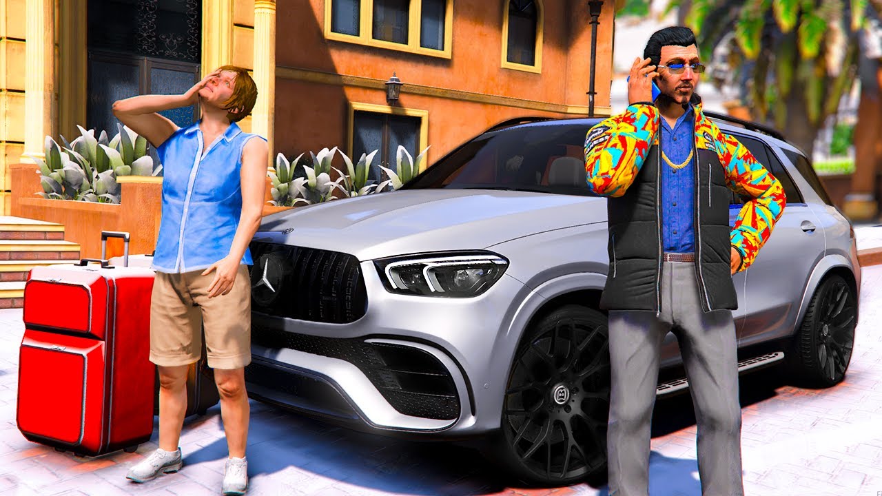 ОТЕЦ И СЫН В GTA 5 - ПОДАРИЛ МАМЕ НОВЫЙ ДОМ! ШКОЛЬНИКИ ПЫТАЛИ ОГРАБИТЬ APPLE STORE! 🌊ВОТЕР