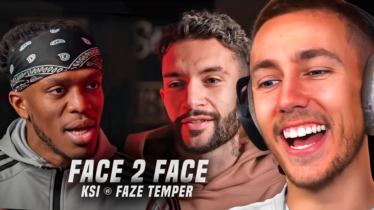 Miniminter Reacts To KSI VS FAZE TEMPER FACE 2 FACE
