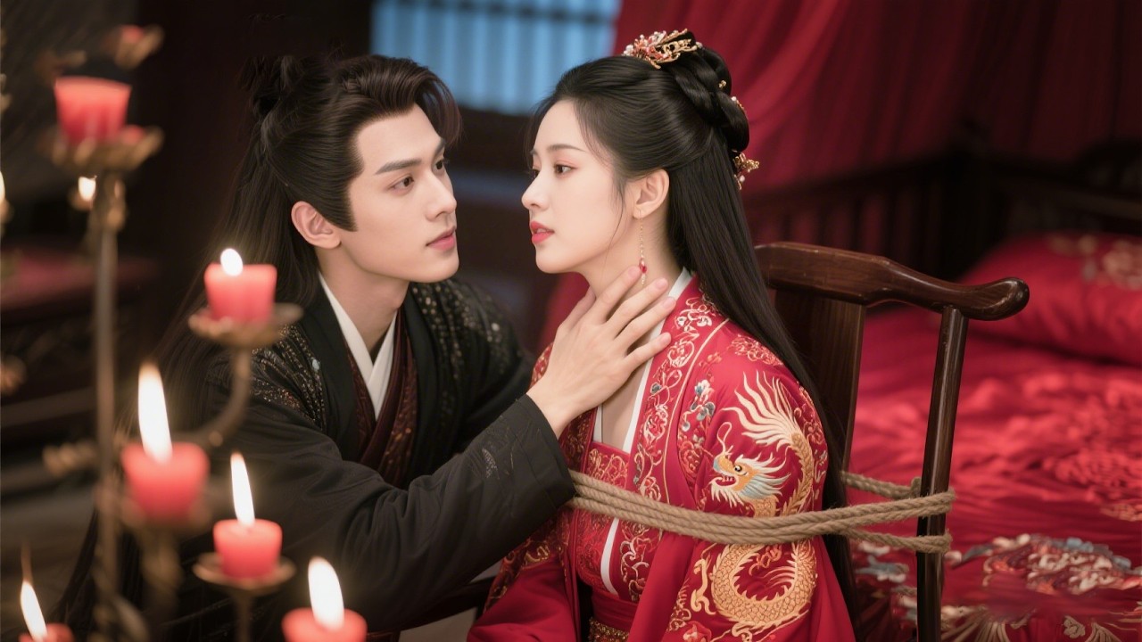 💥Wedding night, tied to Third Prince's bed. All expected doom—but he spoiled her utterly!💕#drama