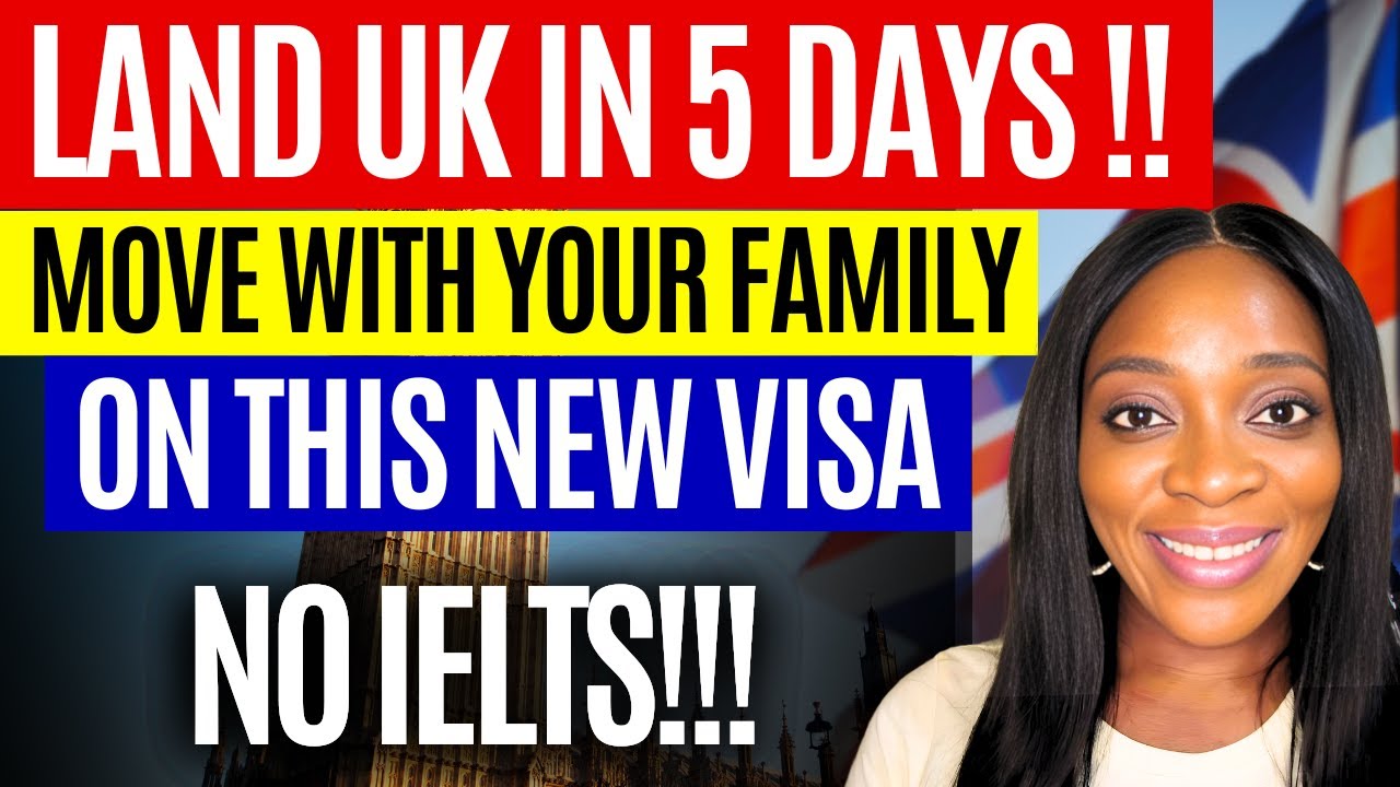 BREKAING NEWS! Move to UK in 5 DAYS WITHOUT IELTS | EASIEST VISA TO UK WITH FAMILY