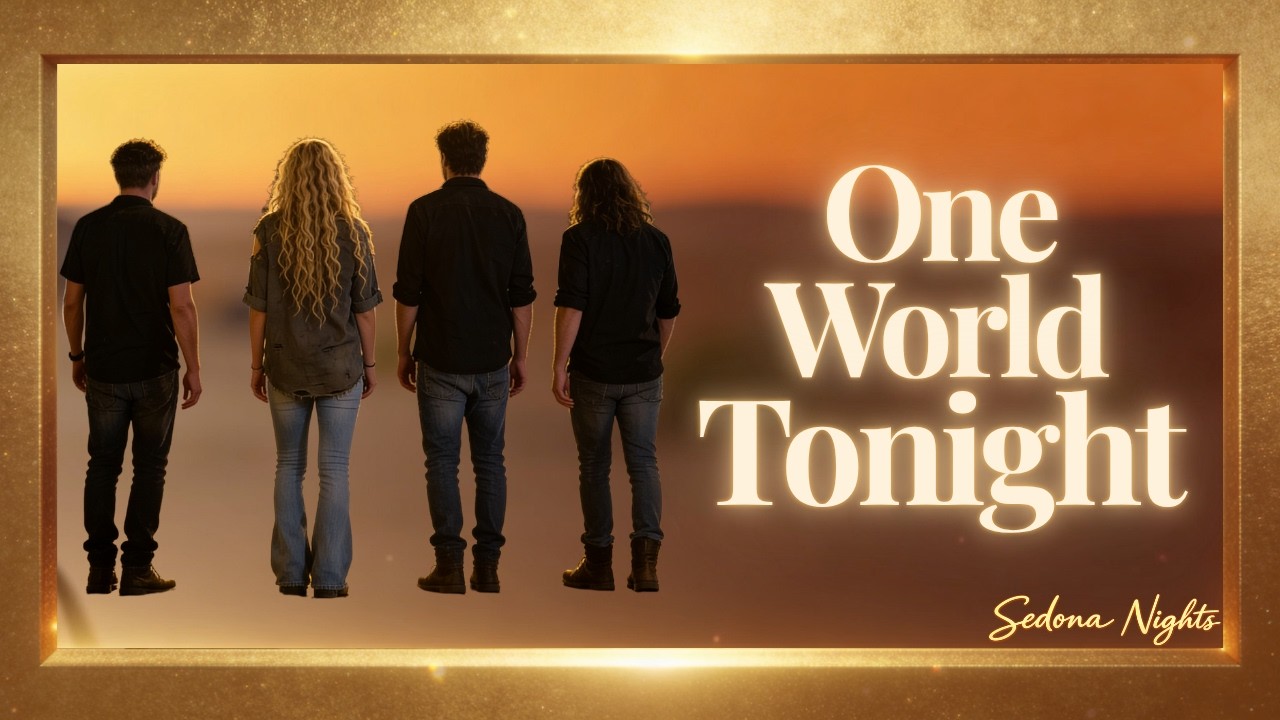 Sedona Nights – One World Tonight | Official Video (2026) | 80s Rock