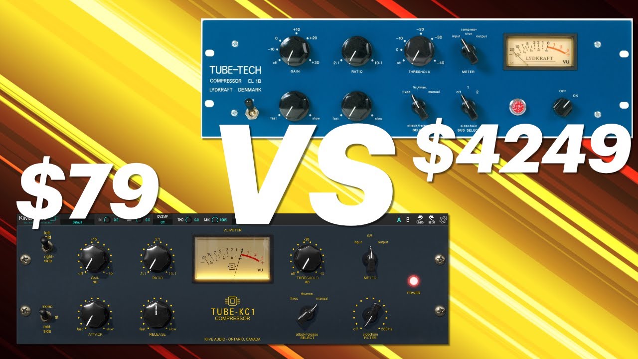 Can they tell the difference? KC-1 vs Hardware TubeTech CL1B