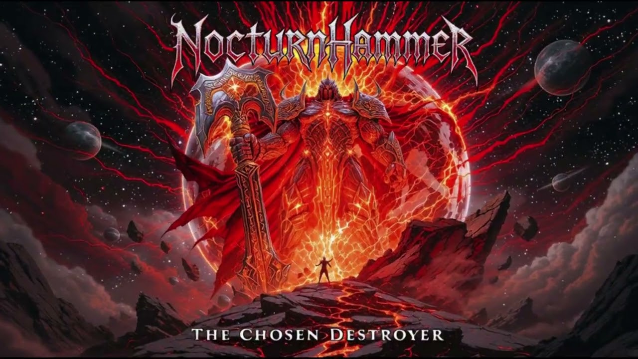 NocturnHammer – The Chosen Destroyer | Brutal Symphonic Death Metal (Official Lyric Video)